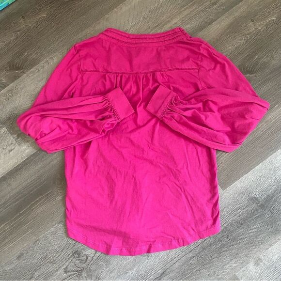 LAUREN Ralph Lauren Magenta Pink Blouse XS Petite Preppy - Picture 5 of 9